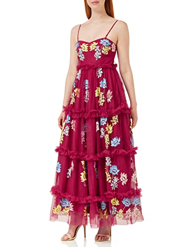 Robe de demoiselle d'honneur brodée Maya Deluxe pour bal et mariage