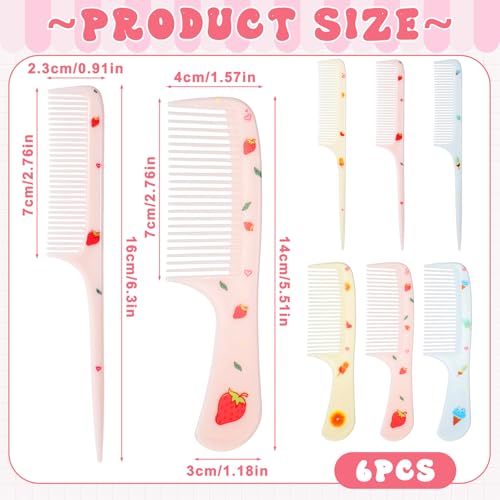 Set de 6 peines infantiles para cabello bebé miniatura 2