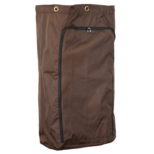 American Supply Replacement Housekeeping Cart Bag w/6 Solid Brass Grommets & Front Zipper 33"
