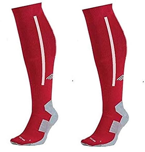 Men Sport Football Soccer Long Socks Over Knee High Sock Baseball Hockey