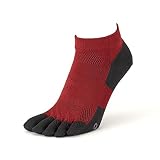 [タビオ] レーシングランプロ五本指ソックス 27.0～29.0cm 日本製 スポーツソックス ダークレッド