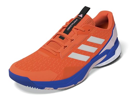 adidas Men's Crazyflight 6, Bright Royal/Zero Metallic/Team Solar Orange, 13