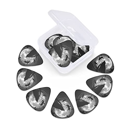 Pack de 12 médiators Crow Birds pour guitare électrique Guitare acoustique Diverses guitares - Les Beatles, Paul McCartney, John Lennon, RIngo Starr, George Harrison Pack de 12 médiators Crow Birds pour guitare électrique Guitare acoustique Diverses guitares – Image 6