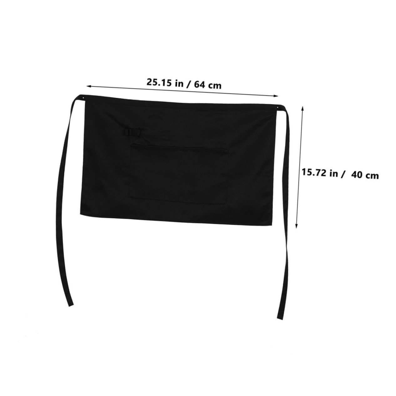 Cabilock 5piezas Delantal de Servicio con Bolsillos para Teterías y Cafeterías Unidades Delantal Corto para Hombre y Mujer