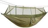 Camping Hammock Bed 1-2 Person Portable Outdoor Camping Hammock Parachute Fabric Hanging Bed Hunting