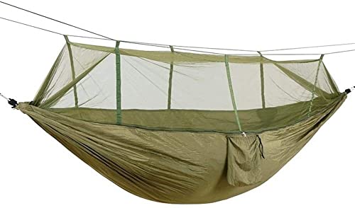 Camping Hammock Bed 1-2 Person Portable Outdoor Camping Hammock Parachute Fabric Hanging Bed Hunting Sleeping Swing Hamac Hammock Swing (Color : Camouflage) #TOP1