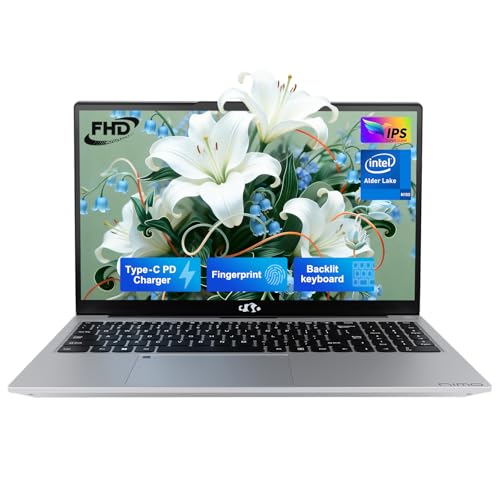 15.6" IPS FHD-Laptop, Pentium Quad Core N100 4GB RAM 128GB SSD (Beat i3-1115G4, Up to 3.4GHz) Computer with Backlit Keyboard Fingerprint Type-C WiFi 6 BT5.2, for Student and Home