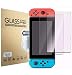 [2 Pack] Nintendo Switch Screen Protector Tempered Glass, POKANIC Transparent HD Clear Anti-Scratch Screen Protector, Bubble Free, Dock-able, Easy Installation, Film, Compatible with Nintendo Switch