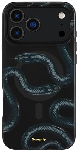 Coque iPhone 10 Pro Max MagSafe rigide finition serpent premium