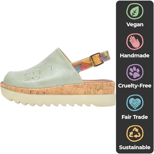 Image of DOGO Platform Sandals Women - Vegan and Handmade Wedge Sandals for Women