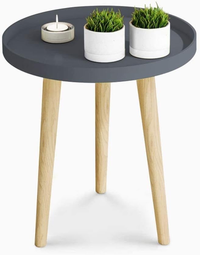 Side Table/End Table,Coffee Table Nordic Small Round Table Simple Bedroom BedBalcony Simple Sofa Table XINYALAMP