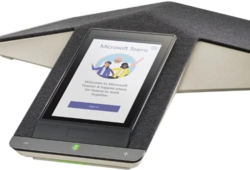 Poly - Trio C60 IP Conference Phone (Polycom) - Smart Conference Phone for All Meeting Spaces - 5' Color Touch Display - Team, Zoom and More