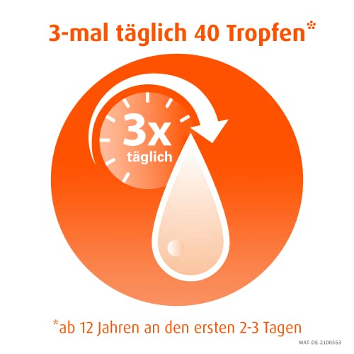 Mucosolvan Tropfen 30 mg/2 ml, 50 ml für Hustenlinderung