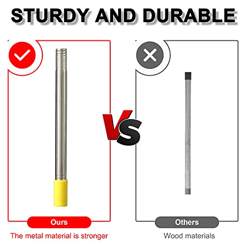 HOSKO Round Point Shovel Spade with Long Handle- 42 to 70 Inch Adjustable- Lightweight and Sturdy Garden Shovels Great for Digging,Planting,Gardening, Farming,Yard Work - Thumbnail 3