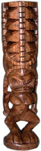 Alii of Hawaii Carved Tiki Statue - Hawaiian God Kane