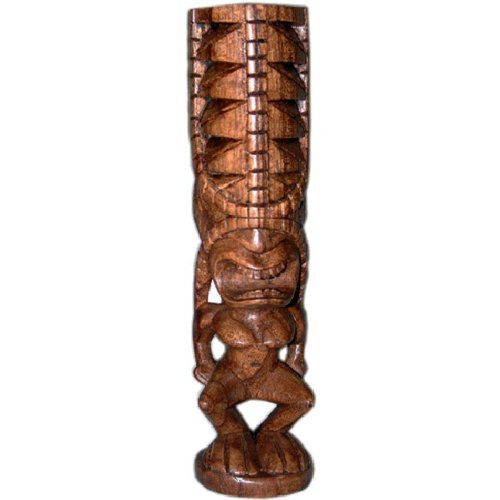Alii of Hawaii Carved Tiki Statue - God Kane
