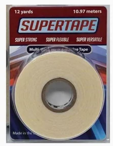 Supertape 1/2 X 12 yard roll Double side adhesive by Supertape