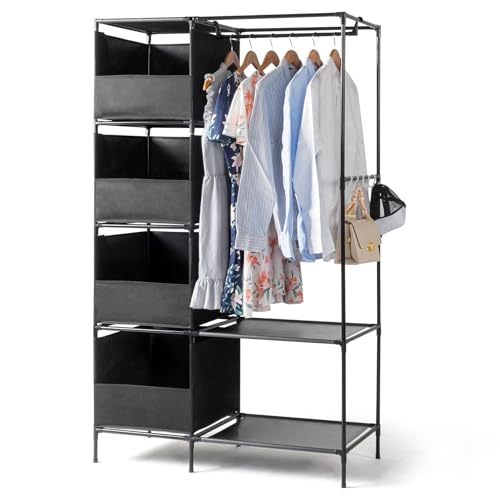 TactFire Armoire de Rangement en Tissu, Penderie Armoire Chambre