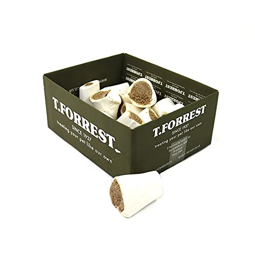 T.Forrest Air-Dried 3 Chicken Filled Bones for Dogs (15 Pack) - 100% Natural, Long-Lasting, Grain-Free & UK Made