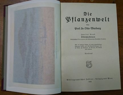 Die Pflanzenwelt, 2. Band: Dikotyledonen. Vielfrüchtler (Polycarpicae) bis Kaktusartige Gewächse (Cactales).