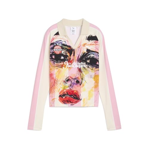 PUMA Womens X Kidsuper Long Sleeve Jersey Casual - Pink - Size L