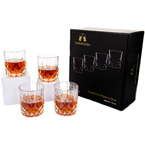 Lemonsoda Crystal Cut Old Fashioned Whiskey Glasses thumb #1
