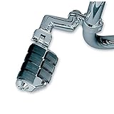 Kuryakyn 7976 Motorcycle Foot Controls: Offset Dually ISO Highway Pegs with Magnum Quick Clamps for 1