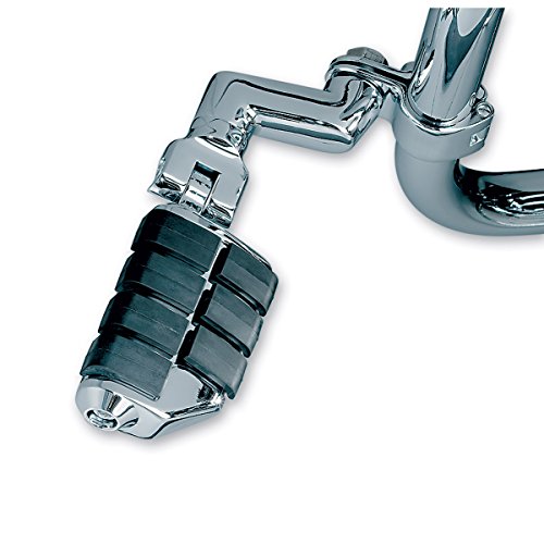 Kuryakyn 7976 Motorcycle Foot Controls: Offset Dually ISO Highway Pegs with Magnum Quick Clamps for 1