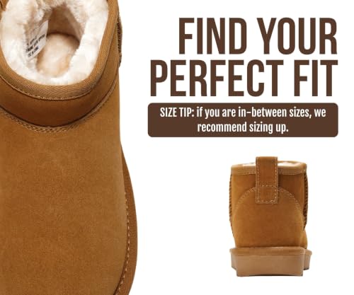 Image of Project Cloud Genuine Leather Ankle Boots for Women - Water Resistant with Memory Foam Insole Winter Boots - Trending Shoes & Comfortable Women's Ankle Boots (Hippy)