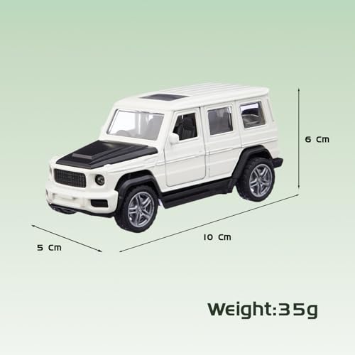 Image of Amazon Brand - Metal Die Cast 1:37 G Wag | White | Collectible & Durable