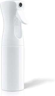 Hair Spray Bottle with Trigger, Continuous Spray Water Bottle, Refillable Fine Mist Sprayer Bottle for Hair Styling, Ironing, Cleaning, Misting, Plants, Garden and Skin Care (6.7 Ounce)