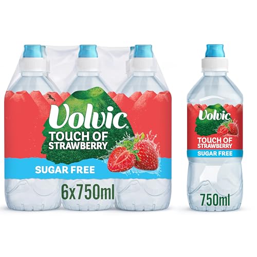 Volvic Touch of Fruit Strawberry Sugar Free Still Flavoured Water Multipack 6 x 750ml