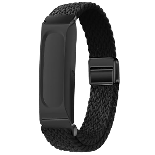 �ґg�r���v�o���h Google Fitbit Air�Ή� ���C�o�b�N���X�g���b�v �ʋC�� �\�t�g�i�C���� �L�k�� �X�|�[�c���X�g�o���h (�u���b�N)