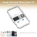 Haoge Universal Phone Cage Video Rig Kit,for iPhone 15/16/17 Pro Max Smartphone Stabilizer with Dual Handle,Handheld Filmmaking Vlogging Phone Rig for Samsung and Other Videomaker Videographer