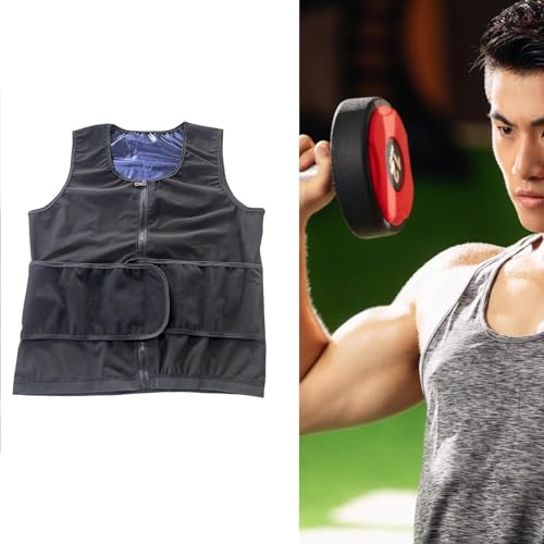 kowaku Colete de fitness modelador colete para homens modelador de corpo espartilho regata de suor n