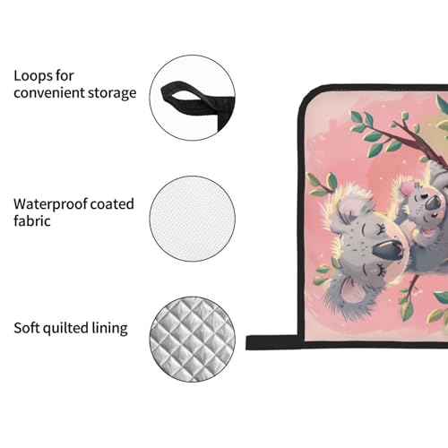 Ustensiles de cuisine isolés Koala Bear lot de 4 accessoires de cuisson micro-ondes et barbecue - 7