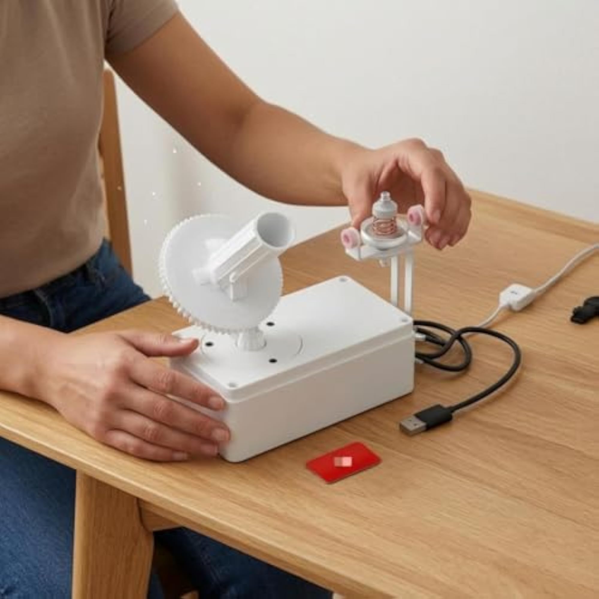 Tension-Loaded Automatic Yarn Winding Machine with USB
