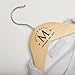 Fornixe Personalized Name Wedding Hanger, Custom Name and Date Engraved Wooden Hanger, Personalized Bride Groom Hangers for Wedding Engagement-6