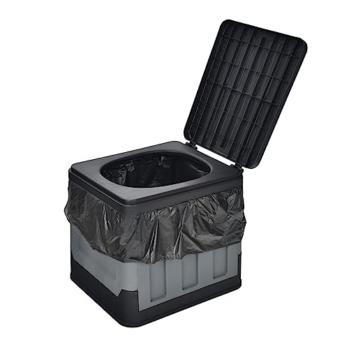 サンパーシー 簡易トイレ 折りたたみ 耐荷重150kg 防災 凝固剤・廃棄袋付