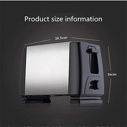 NXYJD Toaster 2-Scheiben, Edelstahl Toaster mit 7 Brot Schatten Einstellungen, Defrost/Aufwärm- / Abbrechen-Funktion… – Bild 3