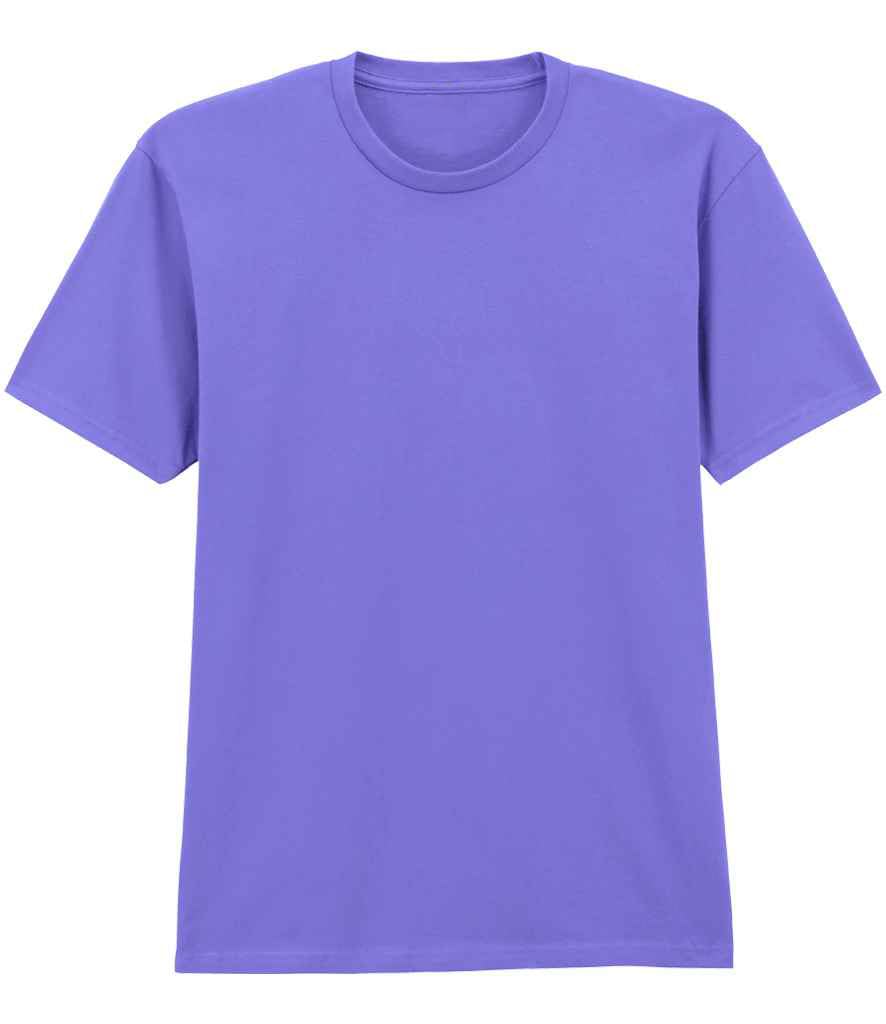 COOZO Men's Regular Fit Crew Neck Softstyle Midweight T-Shirt - Violet - M