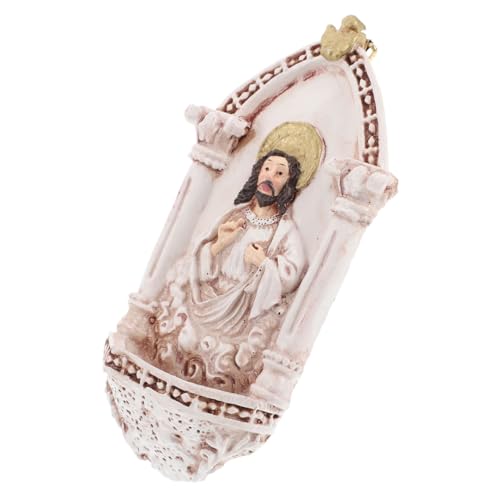 Générique Magnifique Statue De Bénitier En Résine Décoration Religieuse Pour La Maison Catholique Pour La Confirmation Et Les Bénédictions Familiales