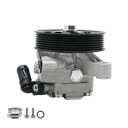 Image of 21-5456 Power Steering Pump with Pulley Fits for Honda Civic 1.8L 2006-2011, OE-Quality Power Assist Pump, Replace OE 55-5822 56110-RNA-A01 36-215668