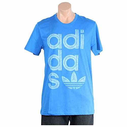 adidas Originals Men's Reverse Print Wrap Logo Tee