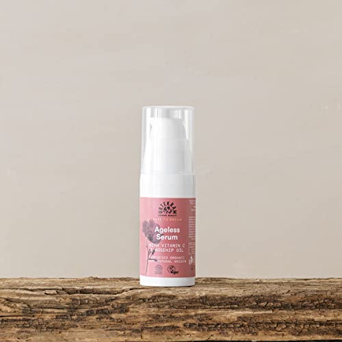 Urtekram Ageless Serum with Vitamin C and Rosehip Oil, Anti Aging Serum for Women, Soft Wild Rose, Dare to Dream, Natural - Image 3
