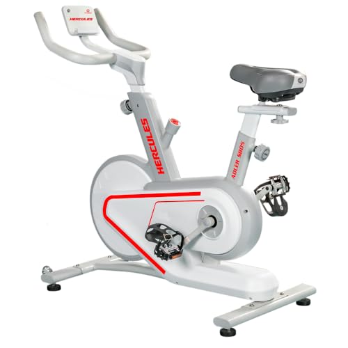 Image of Hercules Fitness Adler SB05 Spin Fitness Bike Flywheel, Adjustable Resistance & Heart Rate Sensor for Fitness at Home Workouts|Max Weight Capacity: 120 kg