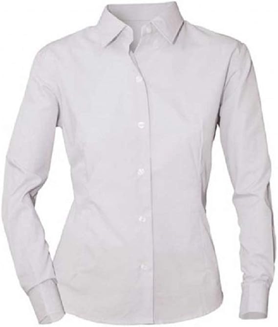 Camisa blanca con cuello mujer Clearance