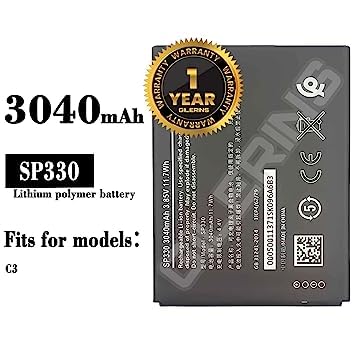 Image of Original SP330 Battery for Nokia C3 SP01Z01Z2249Y Model: SP330 battrey with 1 Year Warranty*****(A0279)