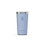 All Around Tumbler 355 ml (12 oz) with Closable Spill Proof Press-In Lid - Stainless Steel Double Wall Vacuum Insulated - Surf