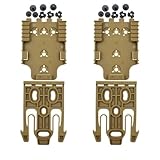 2PCS QLS Kit for Pistol Holster, Quick Locking System Kit with Qls 19 and Qls 22, Quick Connect Gun Holster Adapter Accessories(Tan)